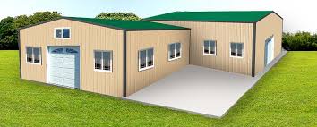 Rv garage plans, and garages with living space plans. Metal Buildings With Living Quarters Residential Metal Building