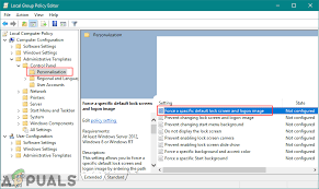 How To Select And Specify A Static Lock Screen And Logon Image In Windows 10 Appuals Com The windows 10 spotlight images site has more than 2,000 spotlight images archived, and more get added daily, making it a great option for users who until about a month ago the lockscreen photo changed every few days. static lock screen and logon image