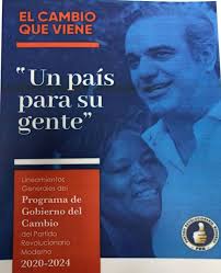 PRM deposita ante JCE propuesta de Programa de Gobierno para el período  constitucional 2020-2024