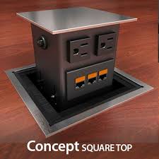 Comdeck Motorized Pop Up Power Data Prtal For Conference Tables