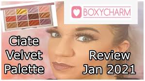 BoxyCharm Ciate London The Velvet Palette Tutorial Review