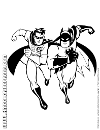 Download this adorable dog printable to delight your child. Batman And Robin Coloring Pages Coloring Home
