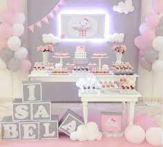 Ideas Para Decorar Un Baby Shower Para Nina Decoracao Cha De Bebe Decoracao Chuva De Amor Festa Nuvens
