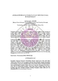 Berikut daftar menu sahur sehat untuk sebulan yang dapat anda praktekkan di rumah cco corn oil bisa dimanfaatkan untuk menumis dan dressing salad sebagai menu sehat. Top Pdf Layanan Pemesanan Makanan Dan Minuman