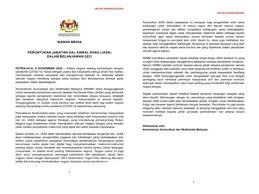 Petronas umumkan, ada dividen khas selain daripada beberapa bilion tadi ni, dividen khas tahun ini kepada kerajaan sebanyak rm6 bilion. Kkmm Jamin Penubuhan Semula Jasa Tidak Bermotifkan Politik