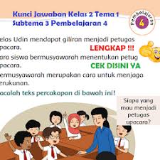 Lengkap Kunci Jawaban Kelas 2 Tema 1 Subtema 3 Pembelajaran 4 Jawaban Tematik Terbaru
