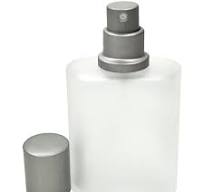 30ml 1oz frosted glass bottle matte silver atomizer - 1