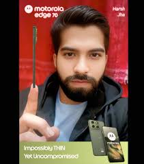 Experience Impossibly Thin Design with Motorola Edge 70