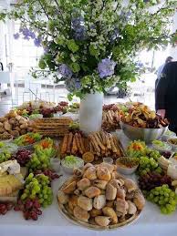 Great Idea For Chips And Salsa Breadsticks And Dip Bread And Olive Oils Etc Party Buffet Buffet Food Food Displays
