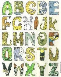 Stickers Hallmark Animal Alphabet Letters Animal Alphabet Letters Wild Animals List Scrapbook Fonts
