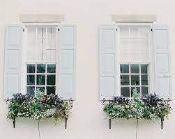 T4u plastic rectangular self watering window box white set of 2, modern decorative planter pot for all house plants, flowers, herbs, african violets, succulents 4.4 out of 5 stars 141 $21.99 $ 21. 20 Window Box Flower Ideas What Flowers To Plant In Window Boxes Apartment Therapy