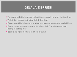 Bukti biologis penyakit tersebut berasal dari studi genetika, hormon, reseptor sel saraf, dan fungsi otak. Penyakit Sistem Syaraf Pusat Depresi Ppt Download