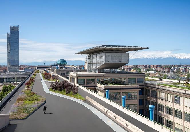 Exterior view of Pinacoteca Agnelli