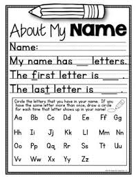 First Week Of School Preschool Names First Day Of School Activities Kindergarten Learning