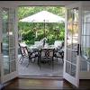 Milgard makes these doors with a thermal barrier in between interior and exterior panes of glass. 1