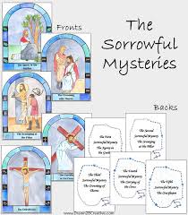 The agony in the garden. Watercolor Printable Mysteries Of The Rosary Cards Drawn2bcreative