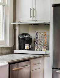 Double oven tall cabinet stack. Built In Kitchen Coffee Bar Ideas Pickled Barrel