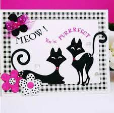 A good die cutting machine is one of the key tools that a paper crafter can invest in, and it's a very useful gadget if you are interested in card making. Two Cats Metal Cutting Dies Scrapbooking Die Cuts Card Making Craft Die Stencil Ebay