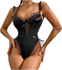 Amazon.com: Lingerie for Women Sexy Naughty Push Up Bra WomenS Exotic  Lingerie Sets Corset Sexy Lingerie Bodysuit for Women 2 Piece Lingerie for  Women High Waisted One Piece Lingerie for Women Shapewear: