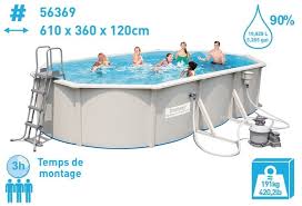 Piscine Tubulaire Bestway Hydrium 6 10 X 3 60 X 1 20 M