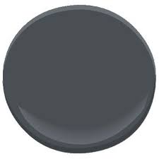 It is a vibrant color that imbues a space with depth and warmth. Midnight Blue 1638 Dark Grey Paint Benjamin Moore Shadow House Painting