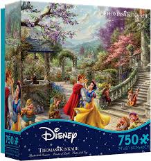 Buy Ceaco 750 Piece Thomas Kinkade The Disney Collection Snow White Sunlight Jigsaw Puzzle Kids And Adults Multi Colored 5 Online In Turkey B07cr9q745