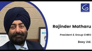 Rajinder Matharu, President & Group CHRO, Baxy Ltd.
