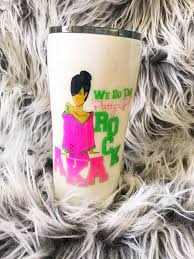Cup yeti rambler 14 oz tumbler. Alpha Kappa Alpha Personalized Tumbler Aka Sorority Custom Tumbler Mothers Day Gift Teacher Appre Custom Tumblers Personalized Tumblers Alpha Kappa Alpha