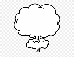 Mushroom cloud nuclear explosion clip art download. Mushroom Cloud Cartoon Explosion Thinking Text Free Transparent Png Clipart Images Download