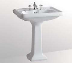 28 inch traditional pedestal bathroom sink