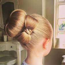 Donut Bun Frisuren Lange Haare Geflochten Kinderfrisuren Madchen Frisuren