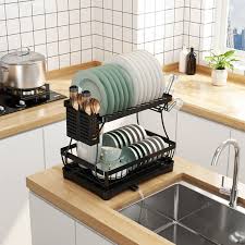 Kitchen set stainless steel minimalis memiliki banyak keuntungan yang bisa anda dapatkan antara lain adalah menjadi lebih mudah dibersihkan, gaya minimalis yang tidak terlalu banyak dekorasi membaut dapur lebih terlihat simple bahan: Set Dapur Baja Antikarat Hitam Putih 2 Tingkat Bentuk B Rak Organizer Piring Pisau Rak Piring Buy Kitchen Set Stainless Steel 2 Tingkatan B Bentuk Organizer Stainless Steel Rak Piring Product On Alibaba Com