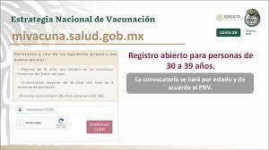 Accede al sitio web mivacuna.salud.gob.mx. Subsecretario Hugo Lopez Gatell Ramirez Anunciamos El Inicio Del Registro De Personas De 30 A 39 Anos Para La Vacunacion Contra Covid19 Esta Disponible En Http Mivacuna Salud Gob Mx Facebook