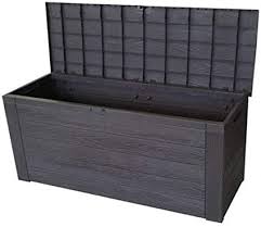 Coffre de rangement sans serrure à clé 611x310x250mm. Importacion Coffre De Rangement En Plastique Effet Bois 120 X 45 X 57 Cm Amazon Fr Cuisine Maison