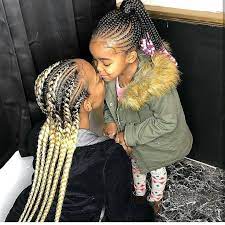 Mother Daughter Goals Follow Core Naturals For More Daily Content And To Discover Gift Hair Styles Kids Cornrow Hairstyles Braided Hairstyles