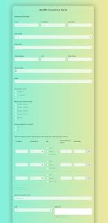 Free luxury insurance cards templates example of insurance card template example with 1500 x 1773 pixel source free 42 auto insurance card template virtual document template picture. Health Insurance Form Template Formplus