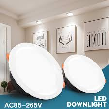 If you're using recessed lights (aka cans, high hats, pot lights, or downlights) to provide the general lighting in a room, follow these tips to create the ideal level of brightness. Recessed Led Downlights 2 5 3 4 6 Inchs Big Size Spot Led Down Light 220v 110v Spot Lights Fixture 5 7 12 18w Downlight For Home Downlights Aliexpress