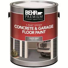 Maybe you would like to learn more about one of these? Behr Premium 1 Part Epoxy Acrylic Concrete Garage Floor Paint Slate Gray 3 79l The Home Depot Canada