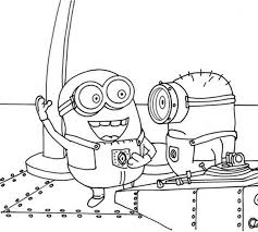 Minions coloring pages bob download and print these minions bob coloring pages for free. Mark And Bob The Minion Coloring Page Kids Play Color