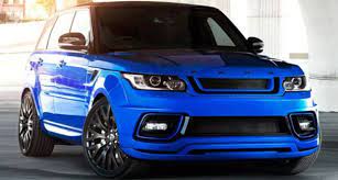 صور رنج روفر سبورت معدلة باللون الأزرق الامبراطوري من خان ديزاين موقع تيربو العرب range rover sport range rover car
