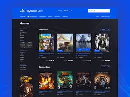 Playstation Store Redesign Concept Redesign App Design Playstation