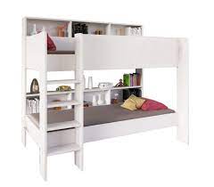 lit superpose couchage 90 x 190cm luke pas cher lit enfant auchan iziva com etagenbett bett bett ideen