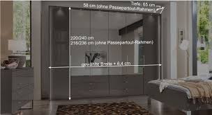 Kleiderschrank in weiß mit 5 rahmentüren 2 schubkästen 2 kleiderstangen 7 einlegeböden griff knöpfe in antik optik maße. Spiegel Kleiderschrank Mit Glasfront Und Schubladen Harrow