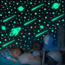 Amazon.com: Glow in The Dark Stars for Ceiling,Glow in The Dark Stars and  Space Planet Wall Decals, 469 Pcs Ceiling Stars Glow in The Dark Kids Wall  Decors, Perfect for Kids Nursery