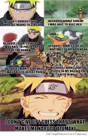 I Don T Give Up Naruto Quote Naruto Spruche Naruto Bilder Naruto