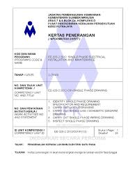 Ee 320 2 cu1 wa5 lukisan elektrik 1 fasa. Is 1 Pengenalan Lukisan Pendawaian Elektrik Satu Fasa