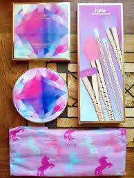 Tarte Make Believe In Yourself Eye Cheek Palette Tarte Unicorn Brush Set And Make Believe In Yourself Eye And Cheek Palette Unicorn Makeup Technique Makeup Brushes Magnetic Makeup Palette