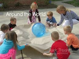 Around The World An Earth Day Game Teamwork Activities Preschool Activities Earth Day Games