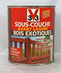 Décapez avec le décapant gel spécial bois v33. Sous Couche Avant Lasure Bois Exotiques V33 2 5 L V33 3153890052714 Large Selection De Peinture Accessoire Au Meilleur Prix