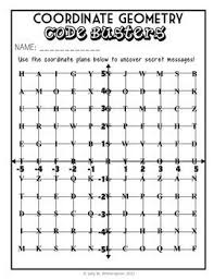 Coordinate Geometry Code Busters Coordinate Plane Geometry Game Coordinate Geometry Coordinate Plane Activity Coordinate Plane
